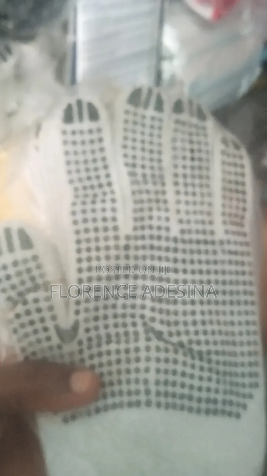 Cotton Hand Gloves Black And White