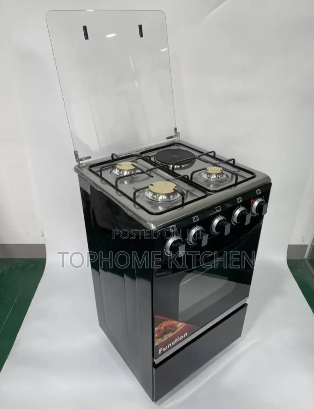 Standing 4burner Electric and Gas Cooker 60×60x60cm