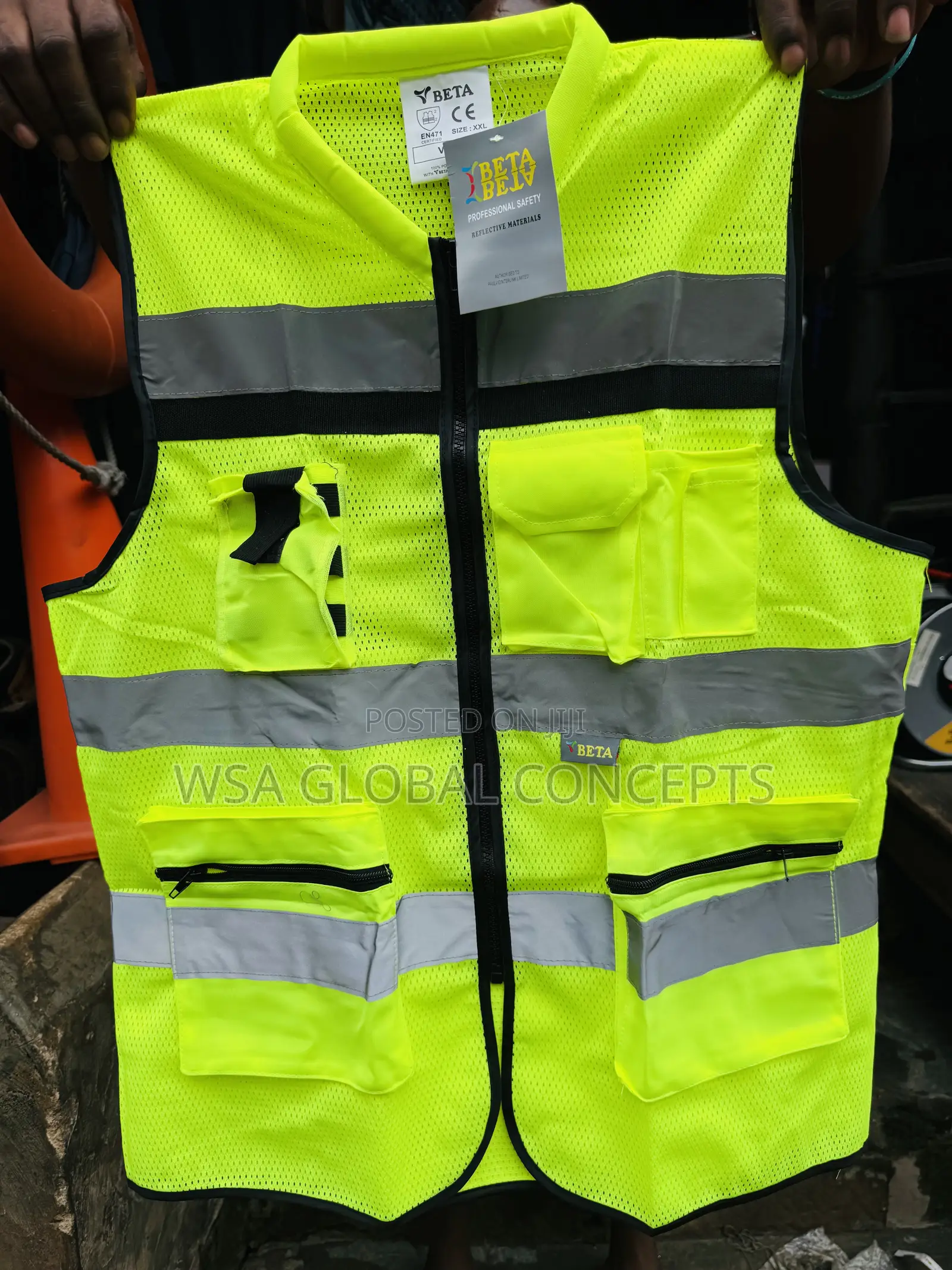 Beta High Quality Executive Reflective Safety Jacket
