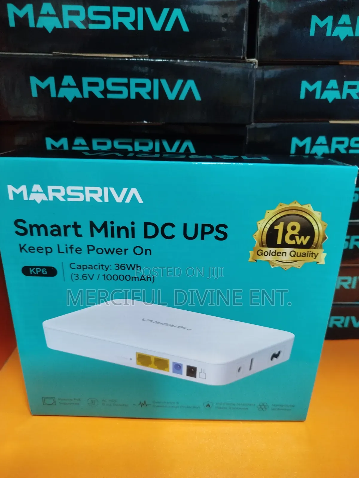 Marsrivea Smart Mini Dc Ups 10000mah. Router Power Bank