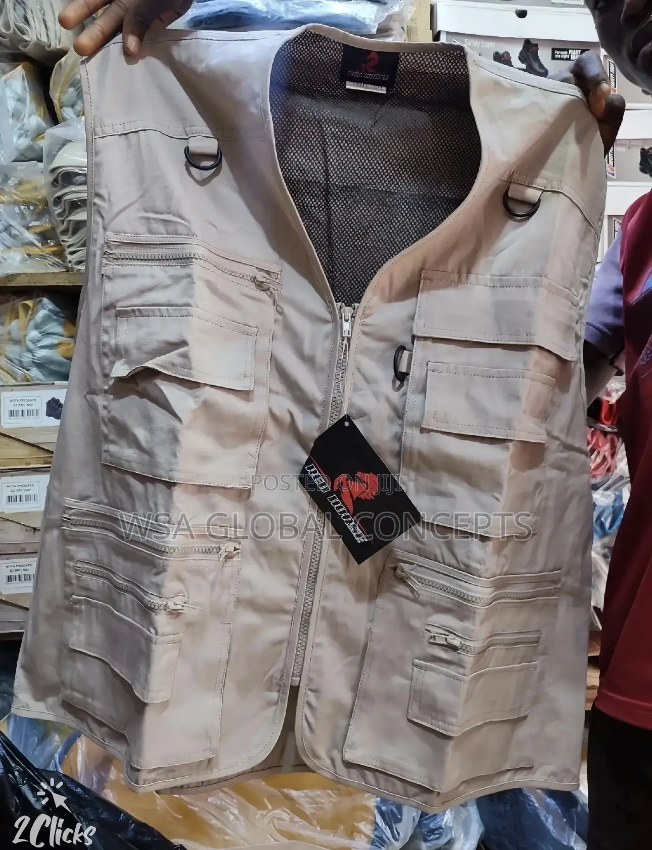 Red Horse High Quality Camera Man Media Jacket