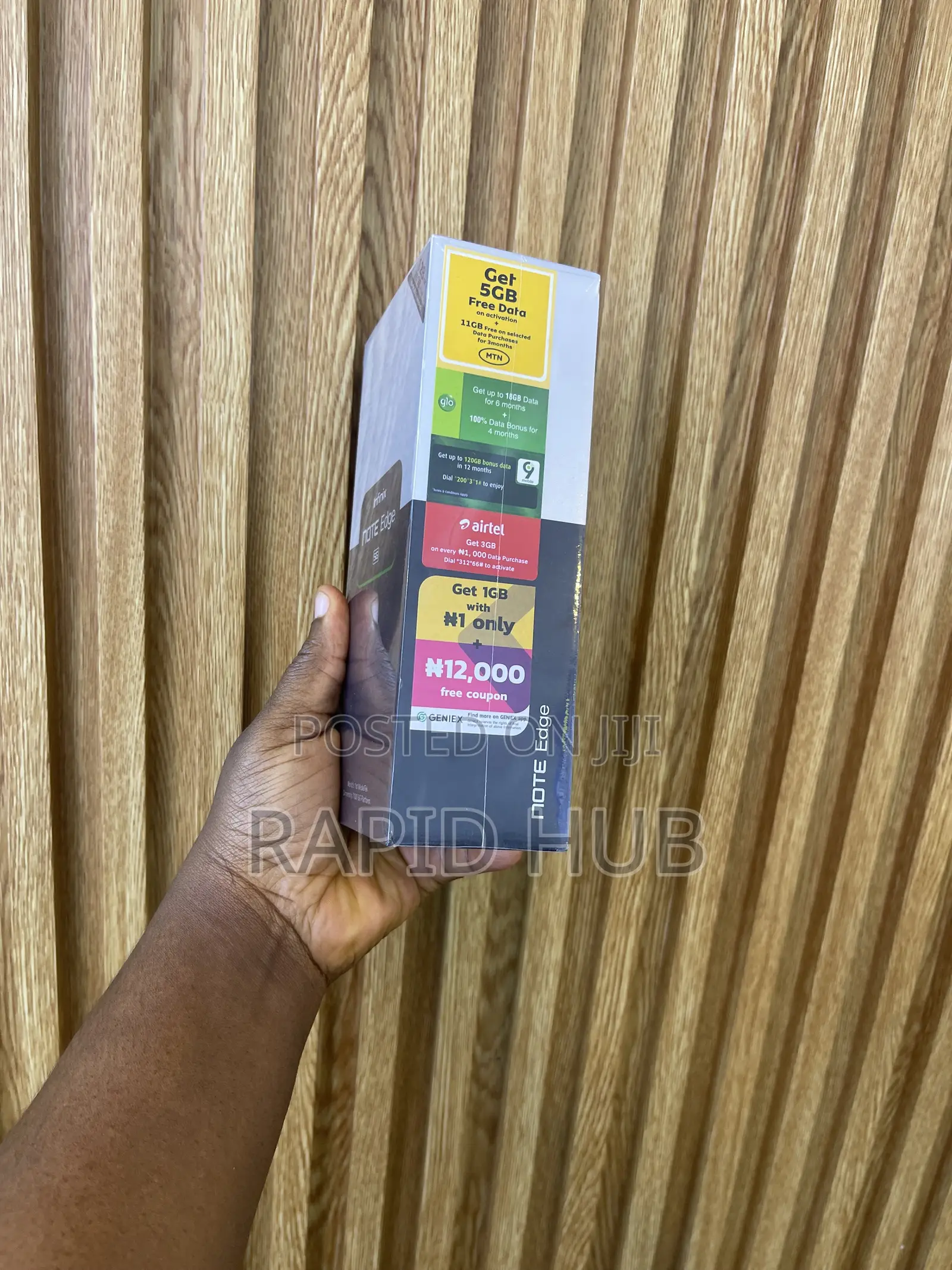 New Infinix Note Edge 128 GB Black