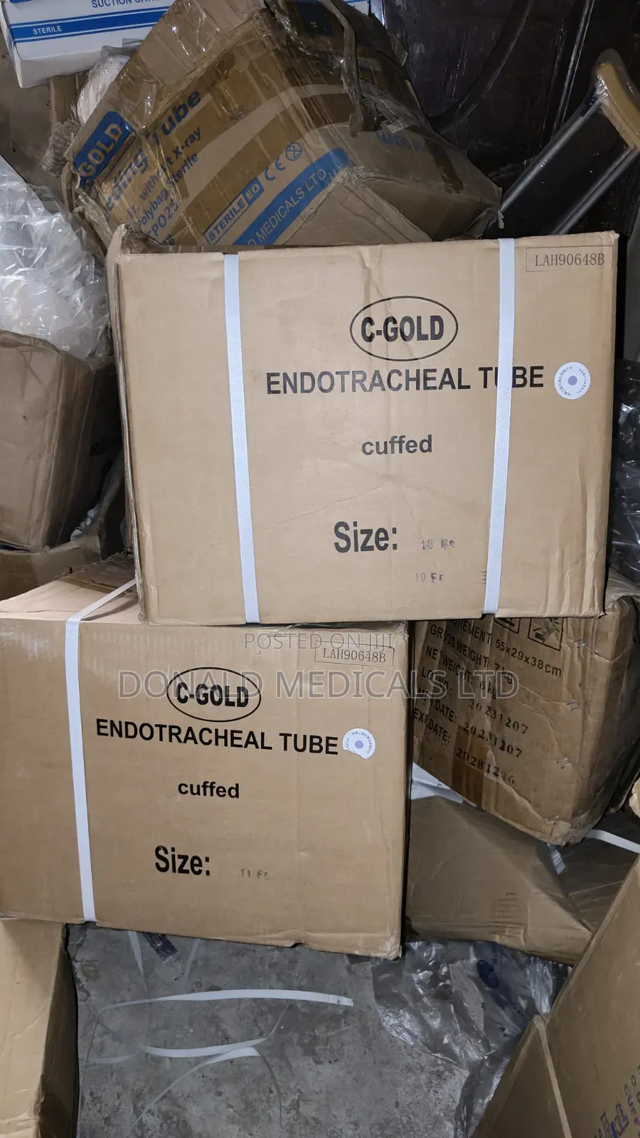 Endotracheal Tube - Endo (All Sizes) - 10 Pieces Per Pack.