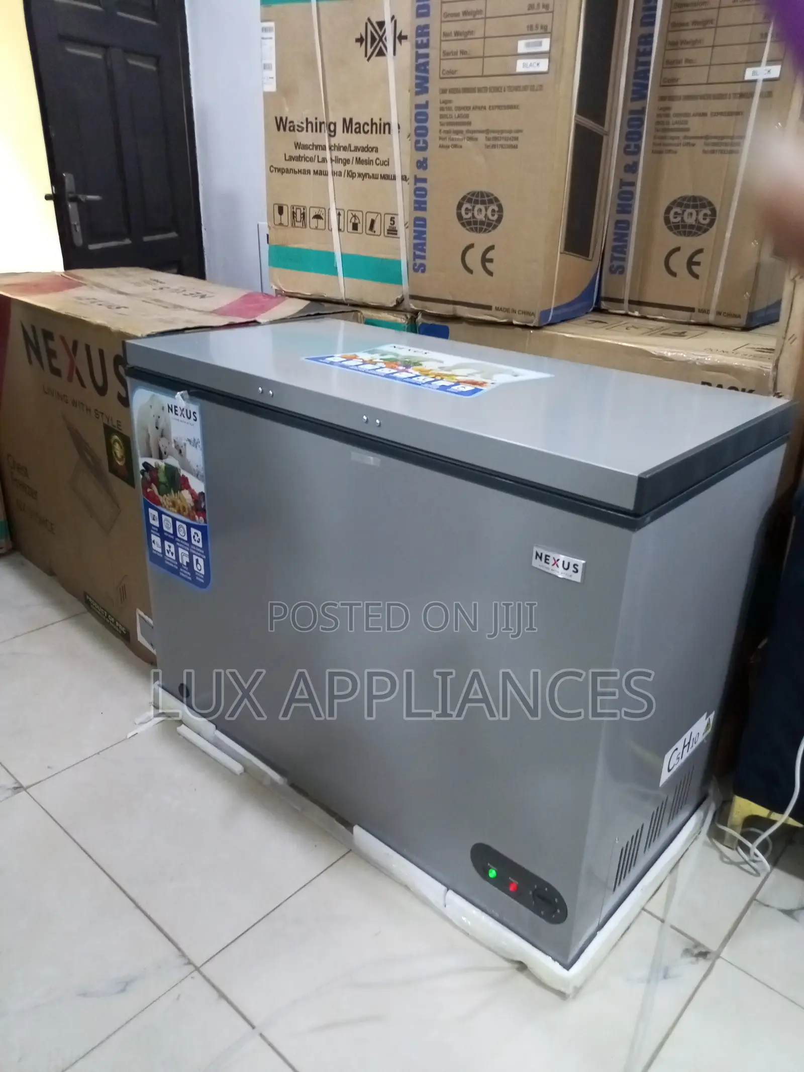 Nexus 250l Chest Freezer for Large Food Quantities