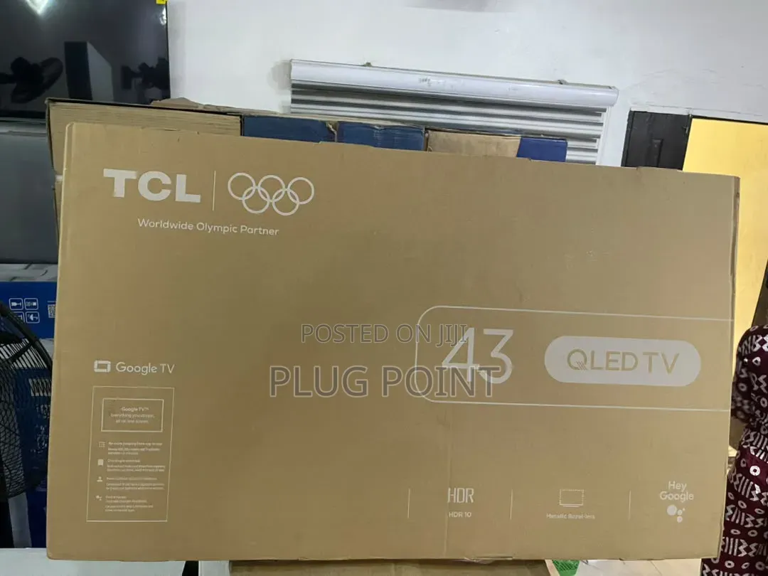 TCL 43” Qled Google Smart Tv With HDR Picture Quality