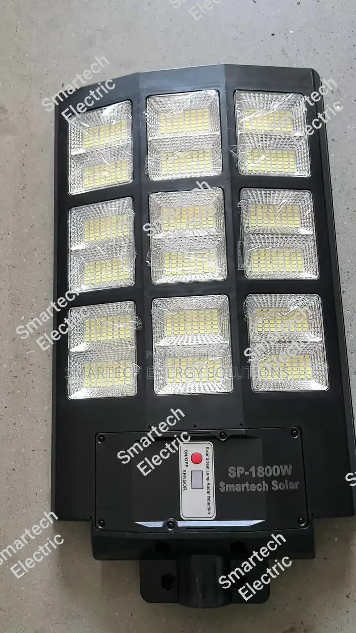 Smartech Sp-1800w Remote Control Led Solar Street Light Square Eye