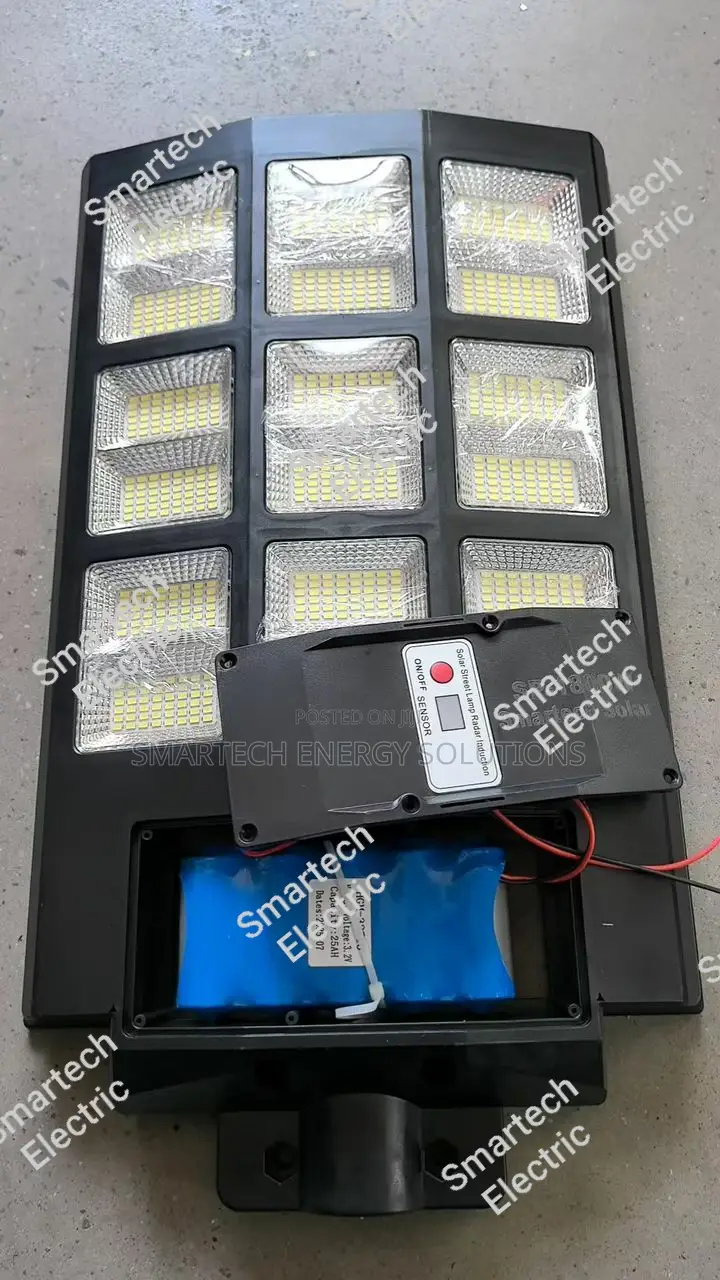 Smartech Sp-1800w Remote Control Led Solar Street Light Square Eye