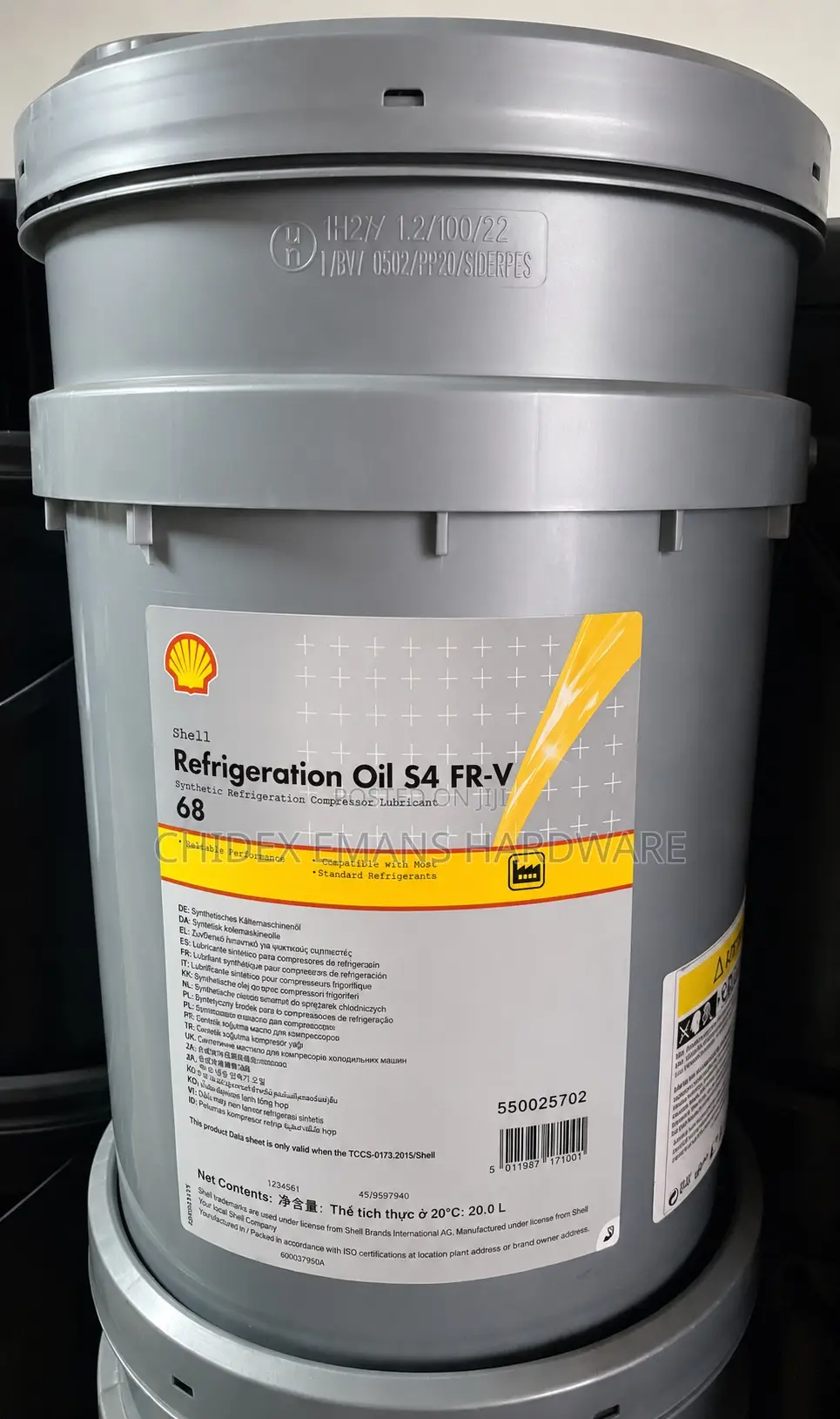 Shell Refrigeration Oil S4 Fr-v 68