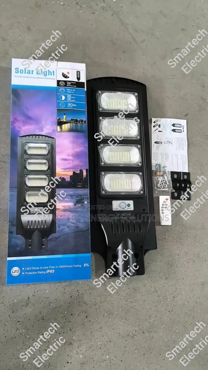 Smartech Sp-400w Remote Control Led Solar Street Light Round Eye