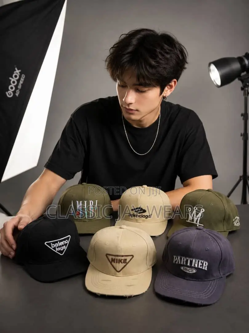 Stock Baseball Face Cap