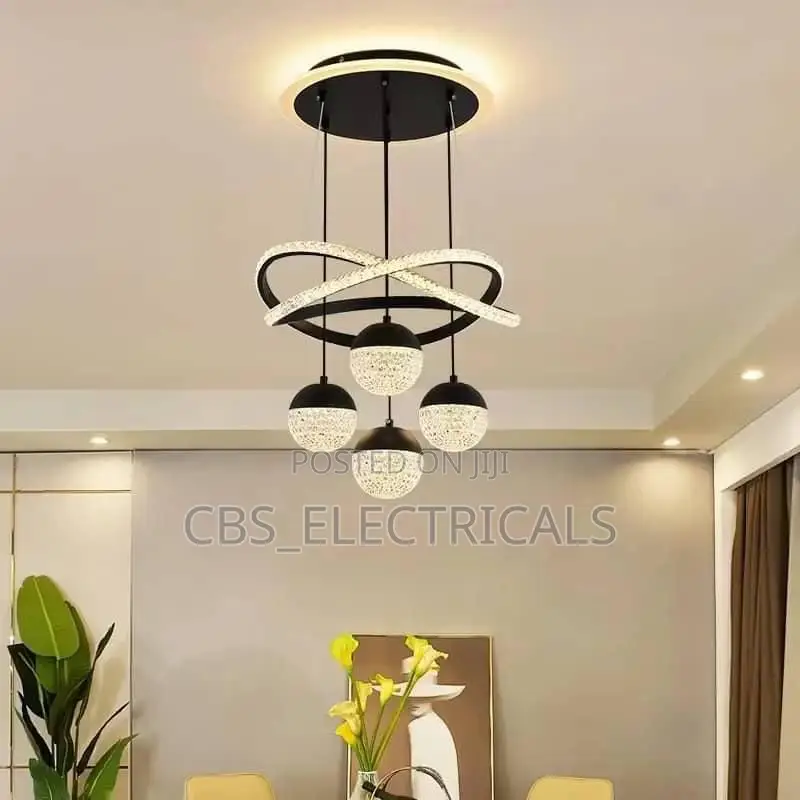 Modern Globe Crystal Pendant Chandelier