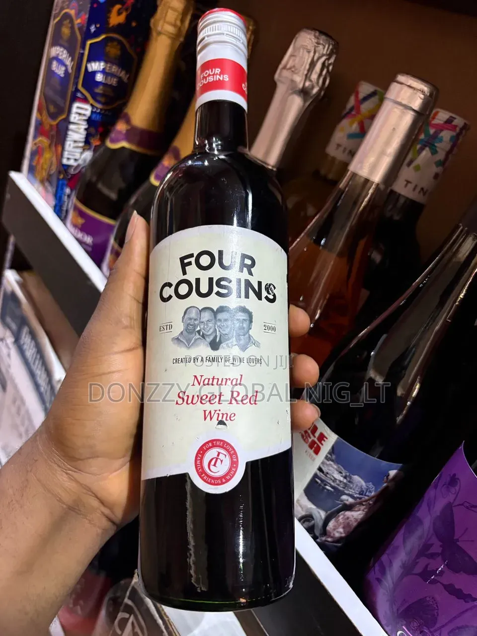 Four Cousin Sweet Red Wine 1-Bottles