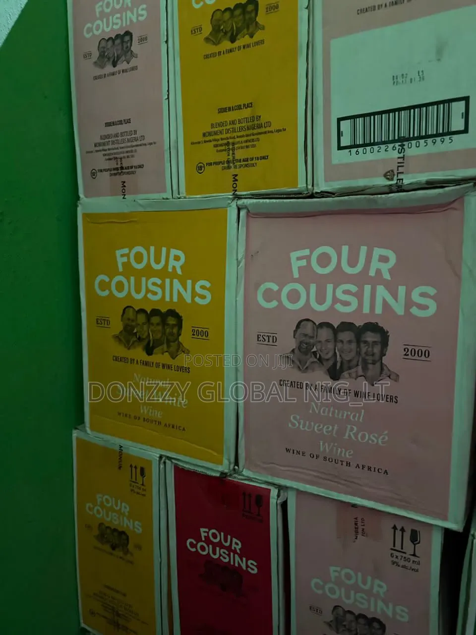Four Cousin Sweet Red Wine 1-Bottles