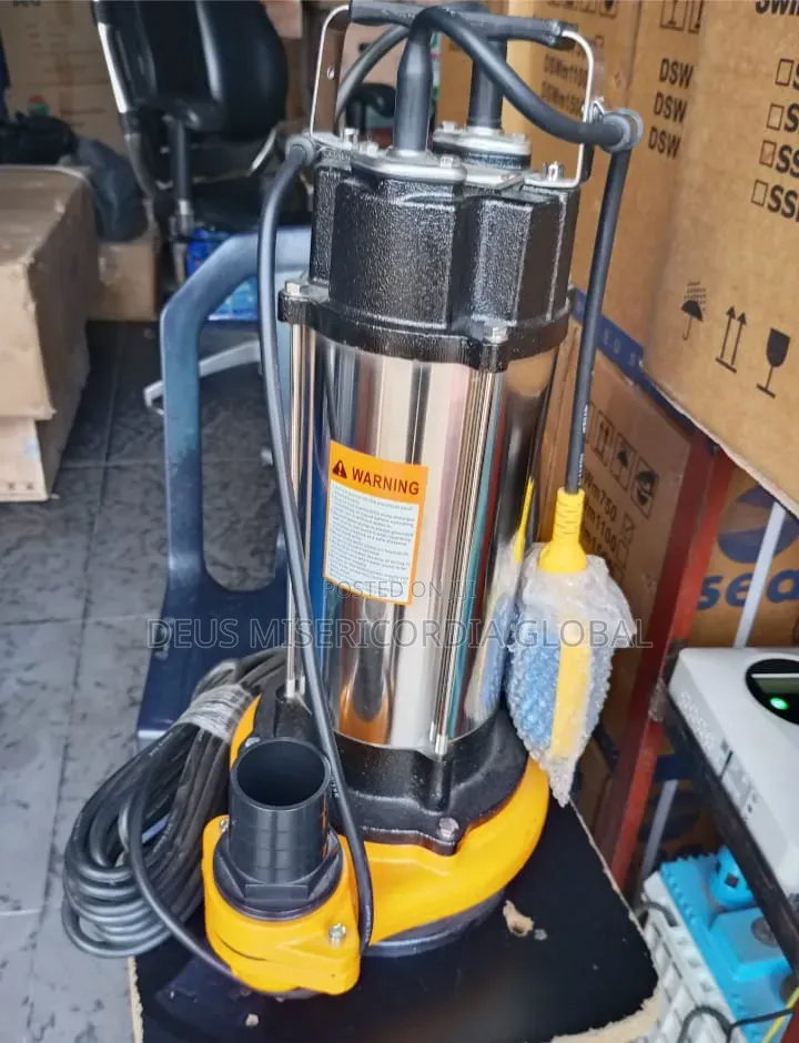 1hp Sewage Submersible Pumping Machine Stainless Head