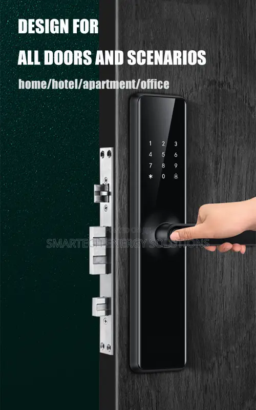 Smart Door Lock With Fingerprint Waterproof Ip65 for Wood/Aluminum D