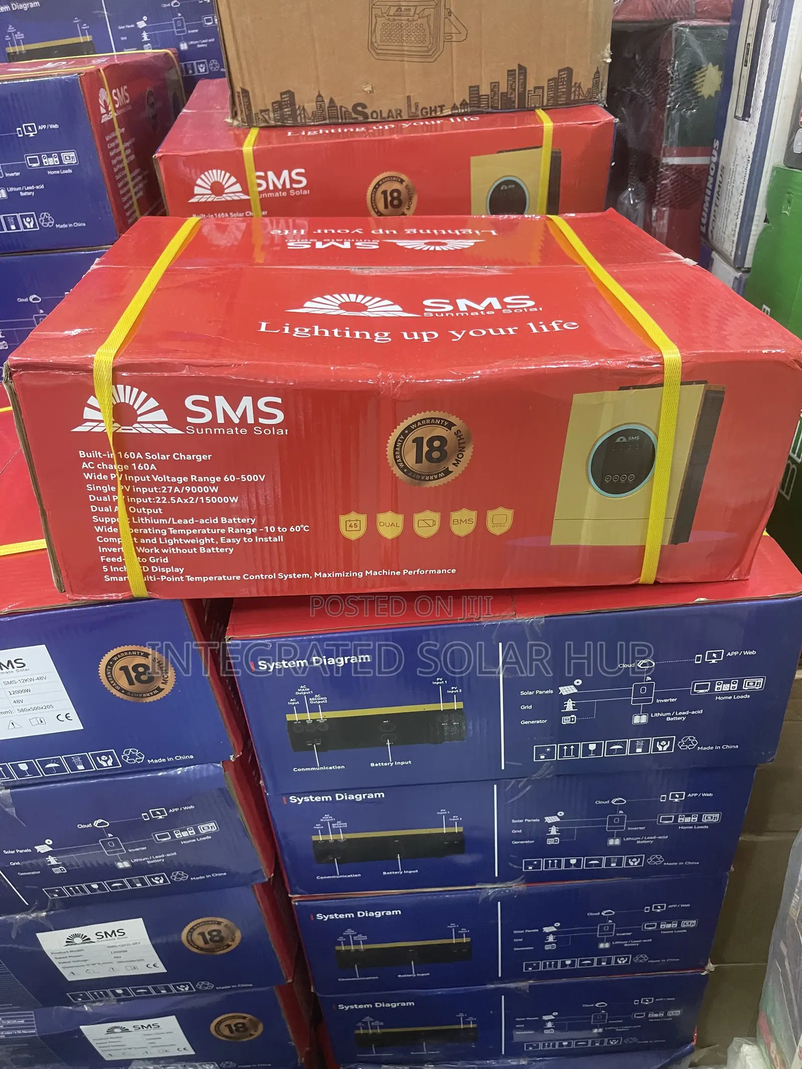 SMS 12kva 48v Hybrid Inverter