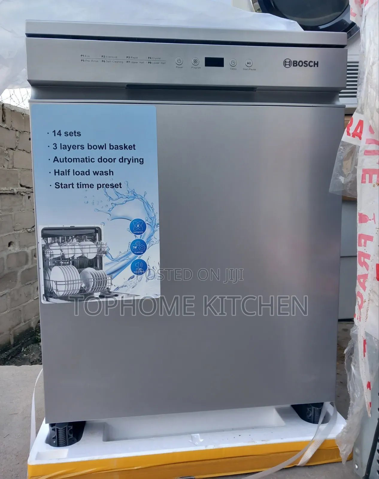 Bosch Luxury Freestand Dishwasher Soft Touch Control 100%Copper