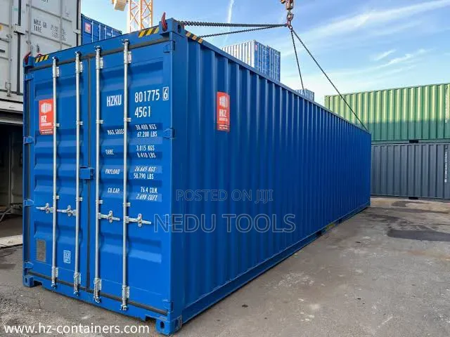 Empty Forty Feet Container
