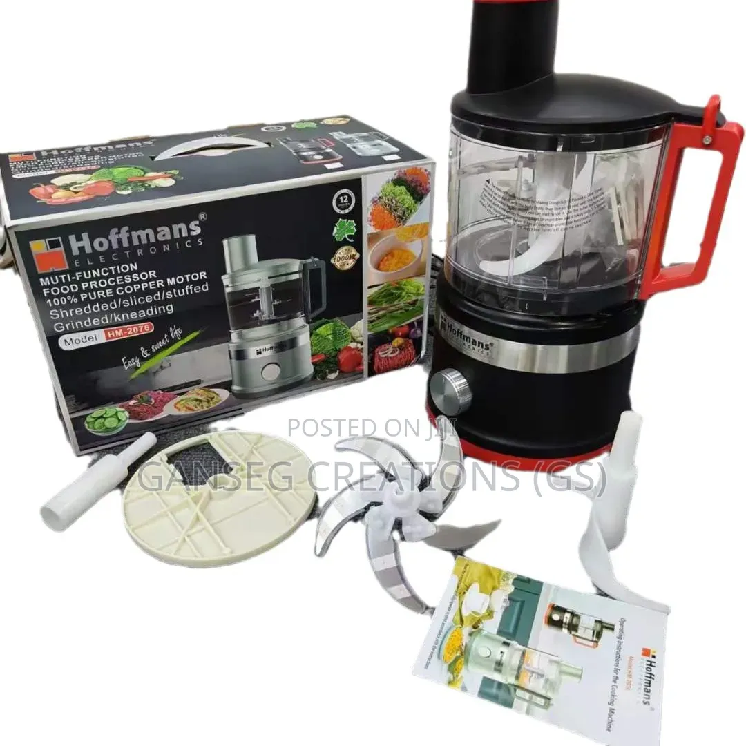 Hoffmans 5-in-1 Multifunctional Food Processor (Hm-2076) - 1000w