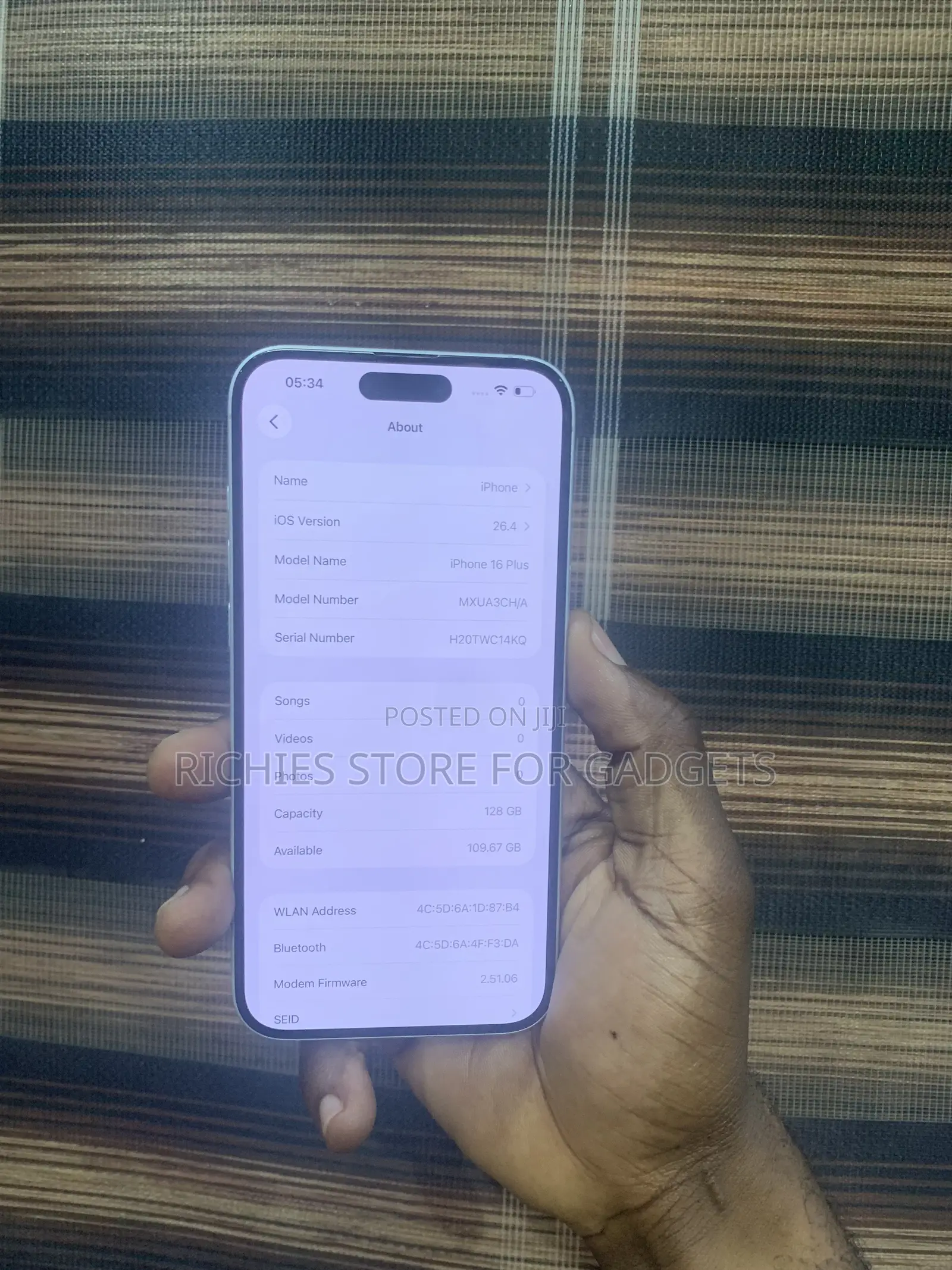 Apple iPhone 16 Plus 128 GB White