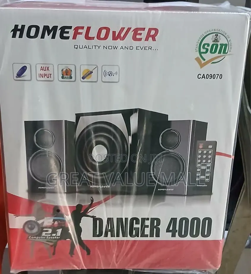 Home Flower Danger 4000 2.Ich Computer Speaker