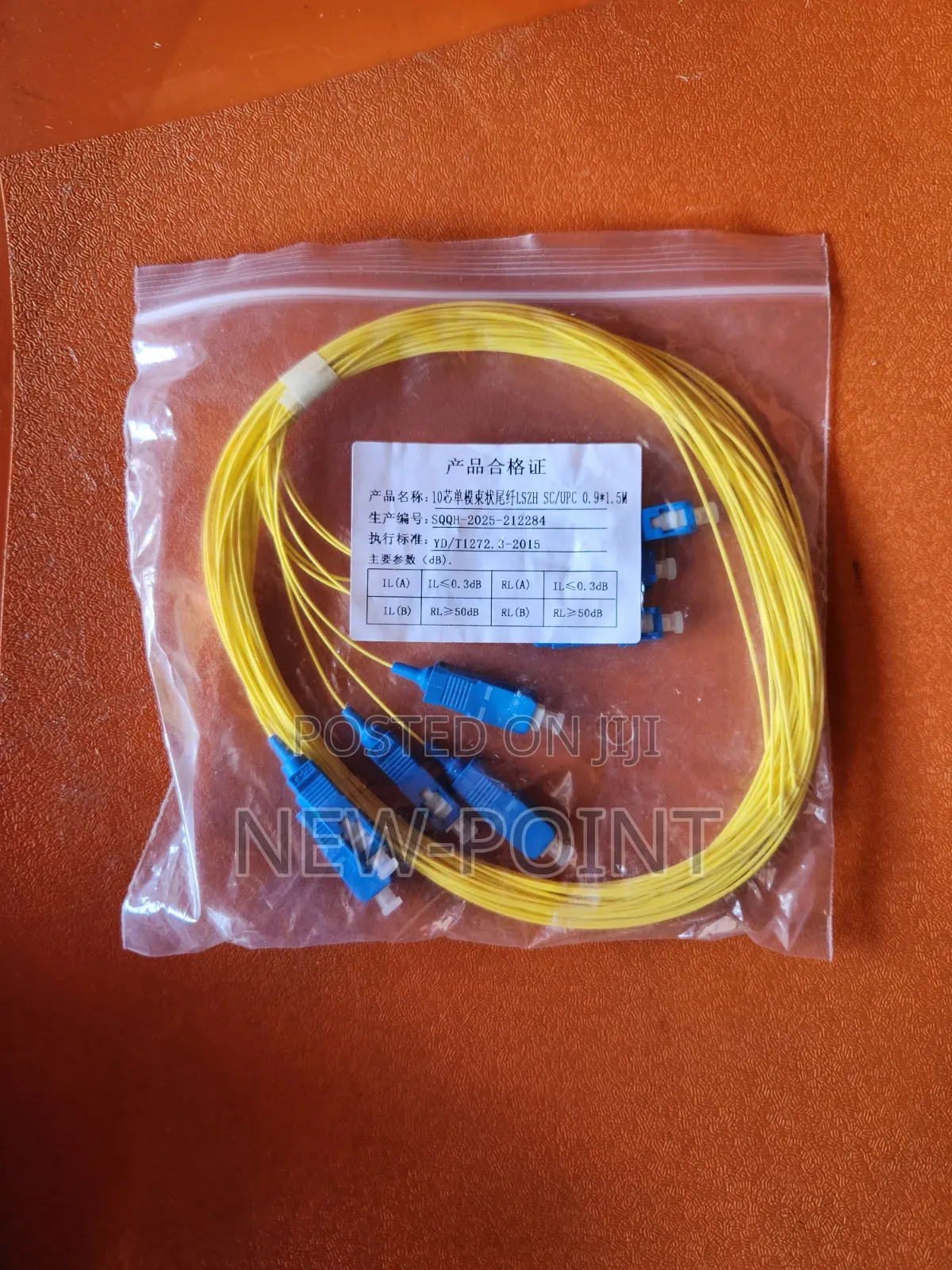 Sc/Upc Fiber Pigtail – Single Mode G652d/G657a1 Fiber Pigtails at 400
