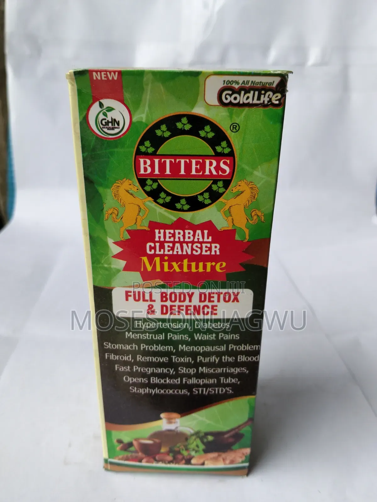 Bitters Herbal Cleansing Mixture Detox and Defence (Goldlife)