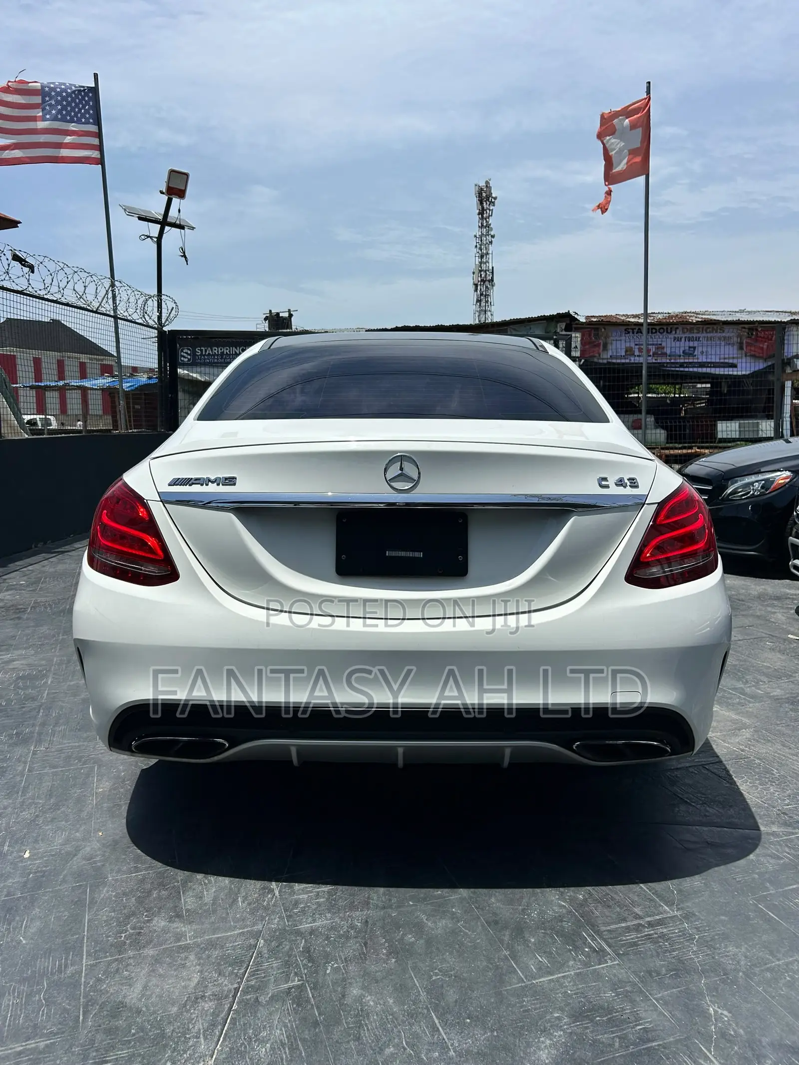 Mercedes-Benz C43 4Matic Coupe AWD (3.0L V6 9AM) 2017 White