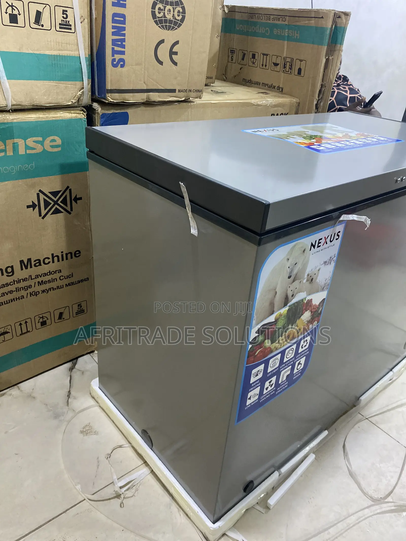 Nexus Nx-315hce Chest Freezer With Adjustable Temperature