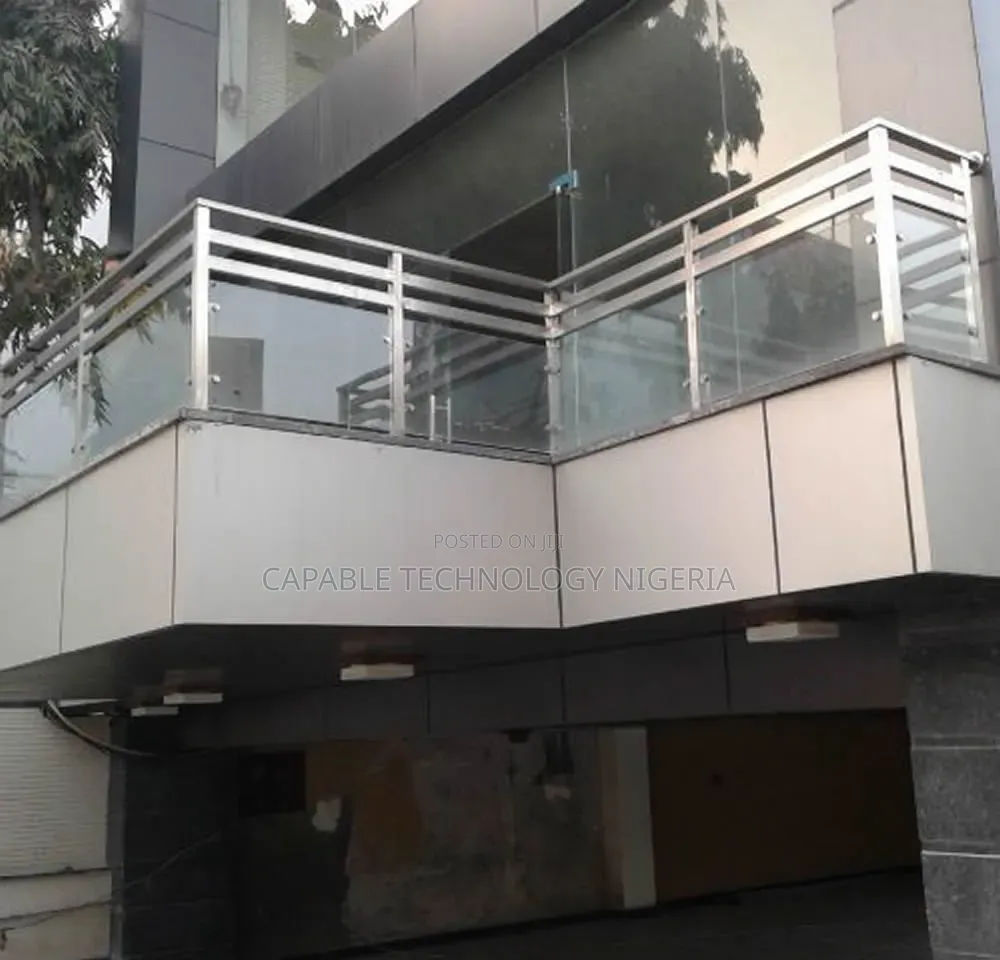 Modern Glass Balcony Design