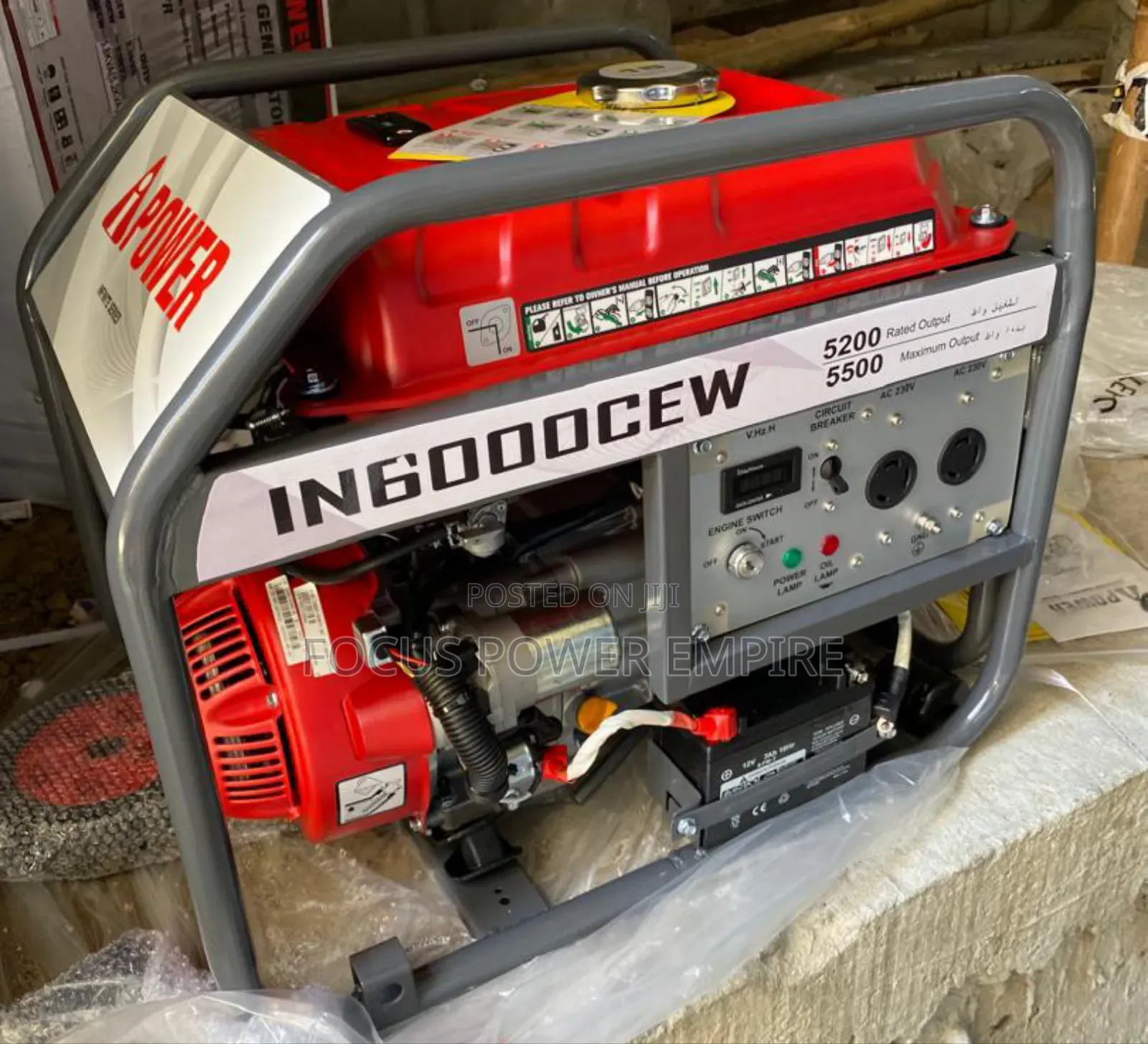 Original 4.0kva of I Power Key Gen Low Noisy % Copper Coil