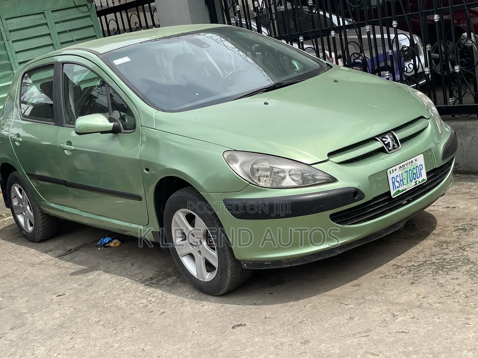 Peugeot 307 2008 Green