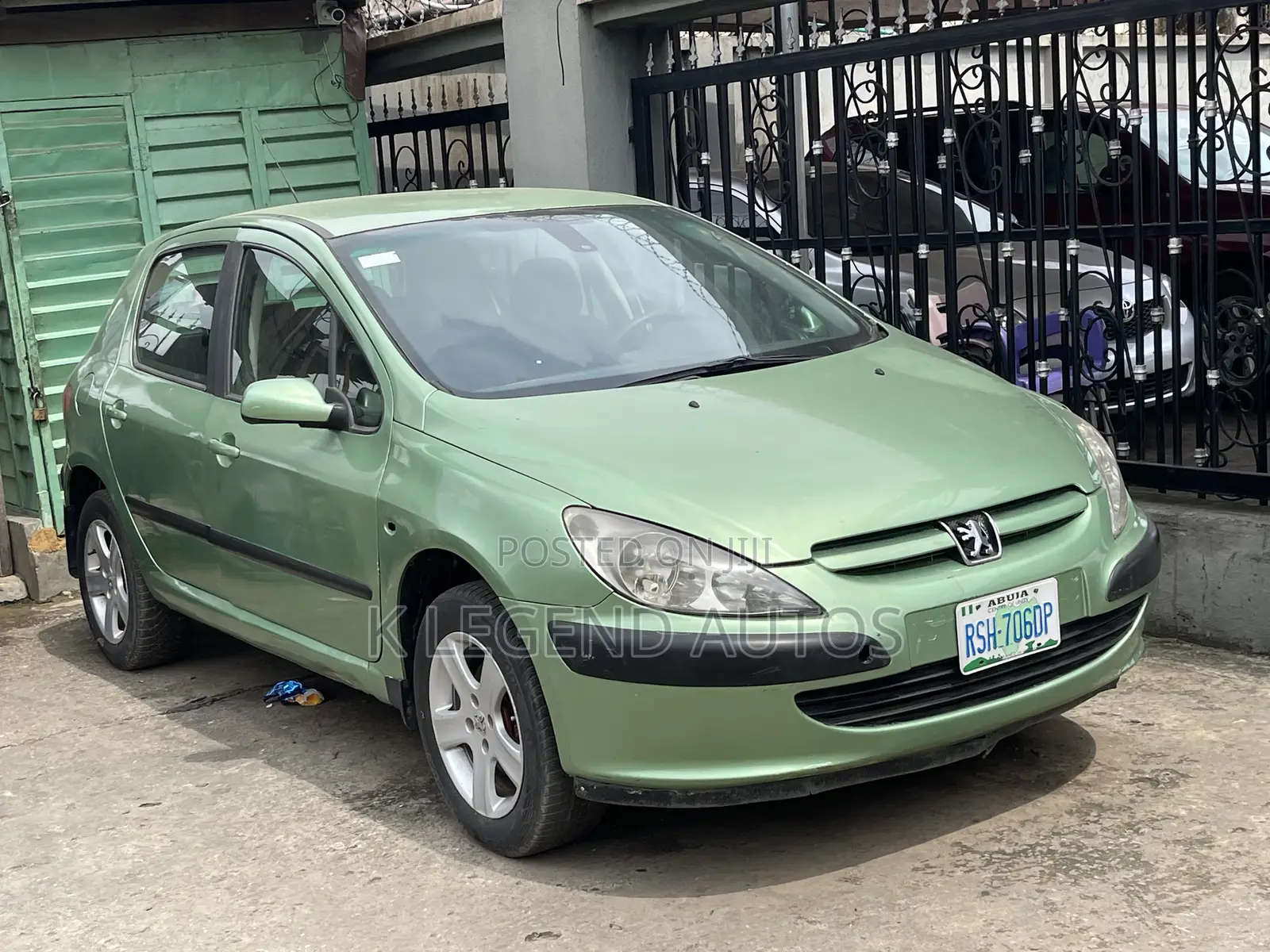 Peugeot 307 2008 Green
