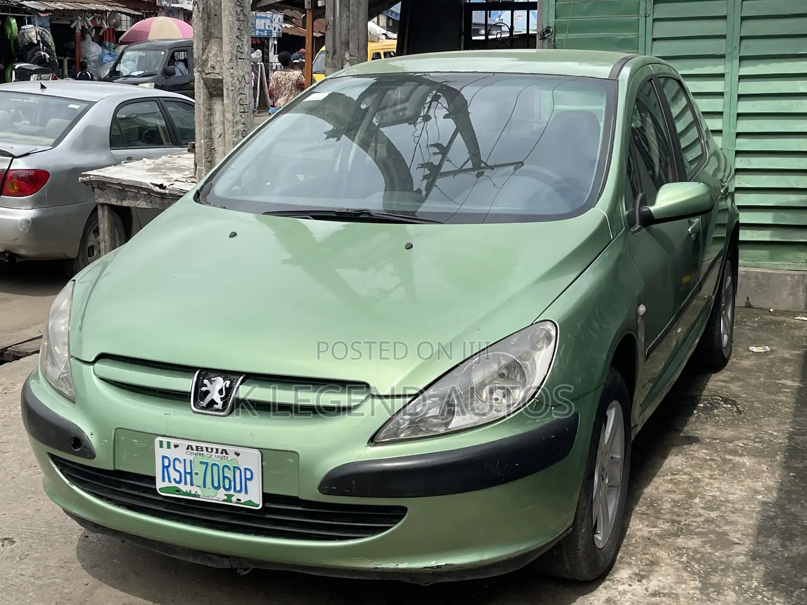 Peugeot 307 2008 Green