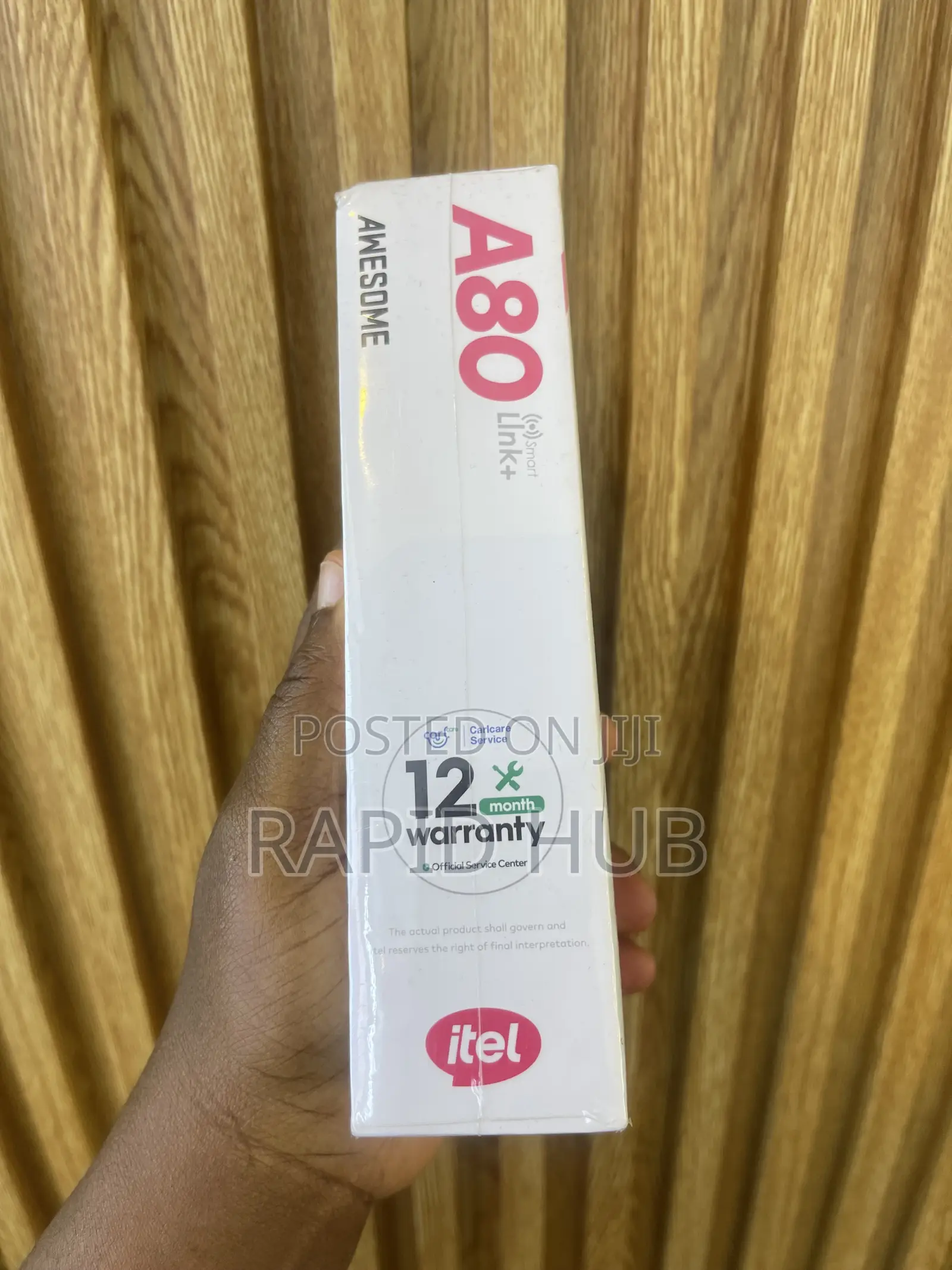 New Itel A80 128 GB Black