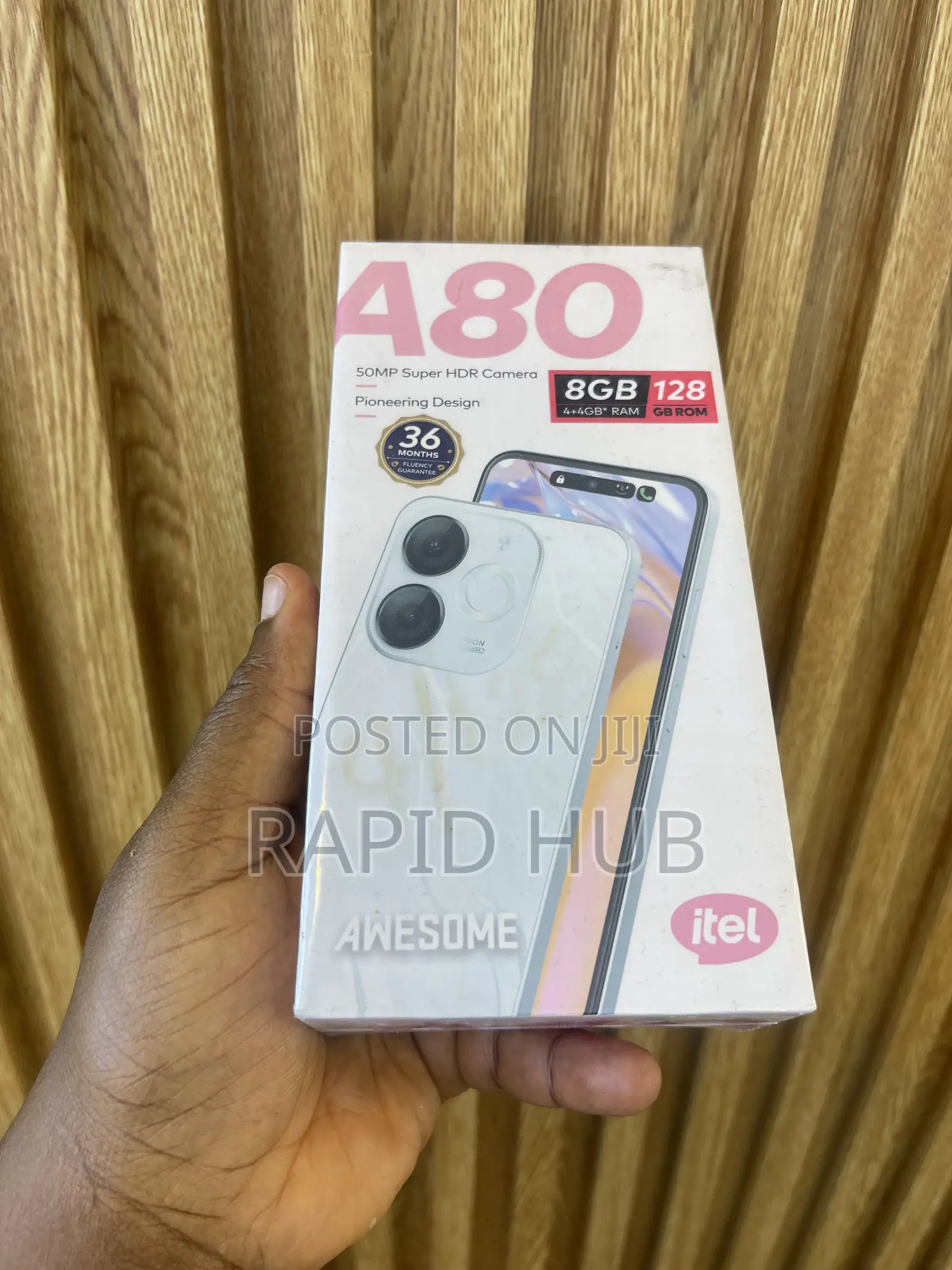 New Itel A80 128 GB Black