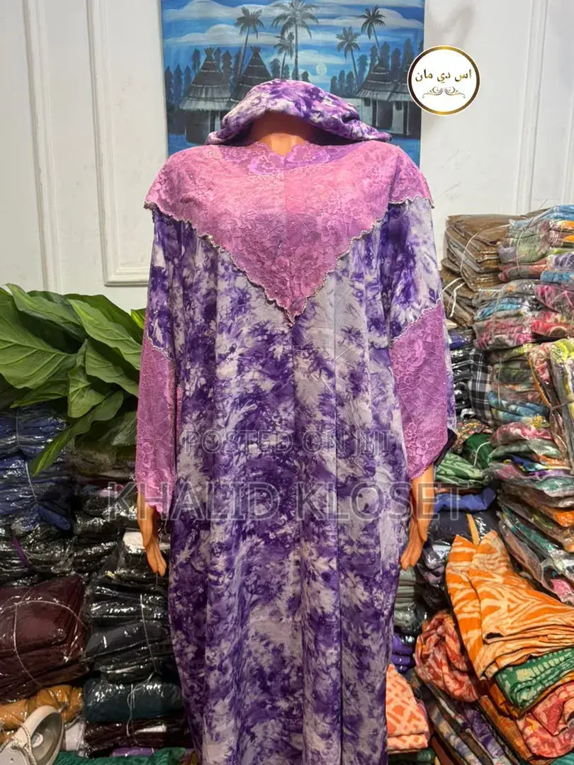 Saudi Vip 🇸🇦 Cotton Gown 💯Pure Cotton *With Big Veil*