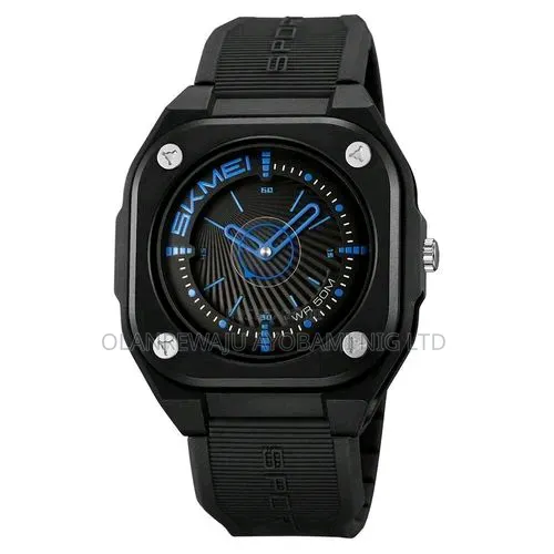Skmei Men's Rubber Strap Wristwatch