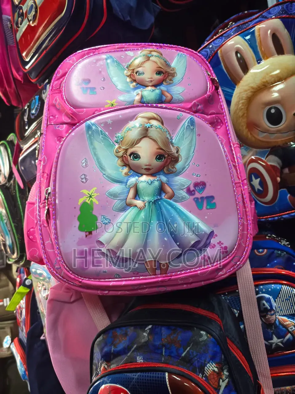 Kids Quality School Bags Available in Different Cartoons Character