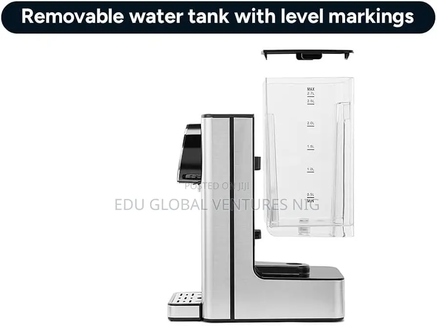 Kogan Instant Hot Water Dispenser Features a 2.7-Liter Tank.