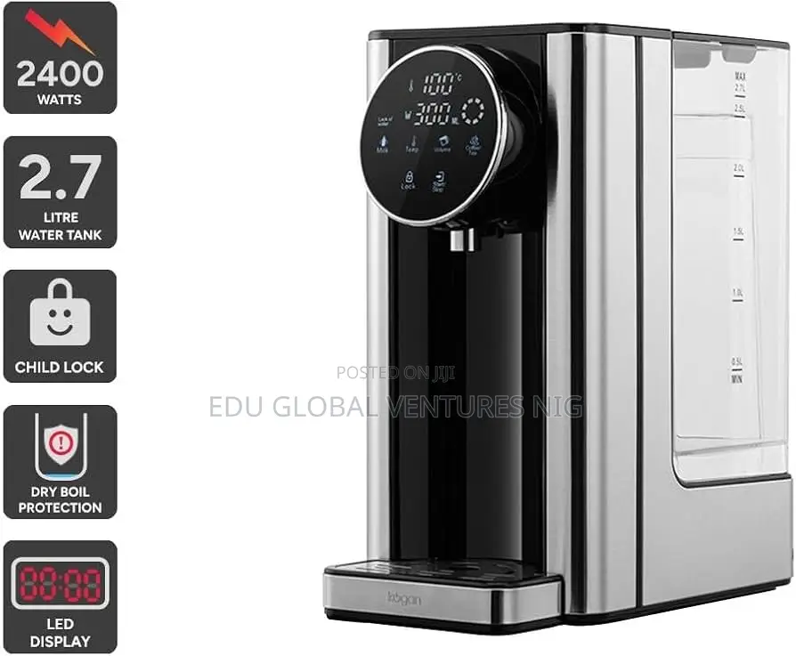 Kogan Instant Hot Water Dispenser Features a 2.7-Liter Tank.