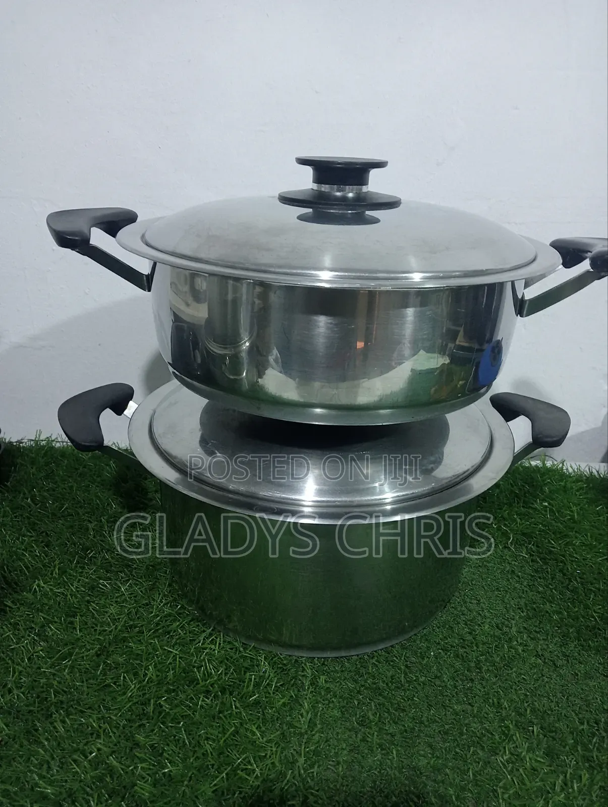 Stainless Steel Pot/2 Set of Pot Germany Used