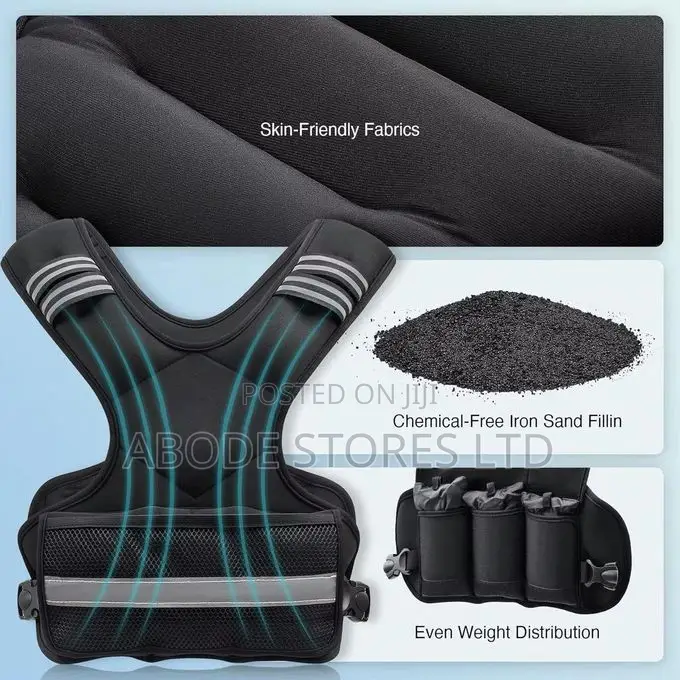 Adjustable Weight Vest 5kg, 10kg and 15kg