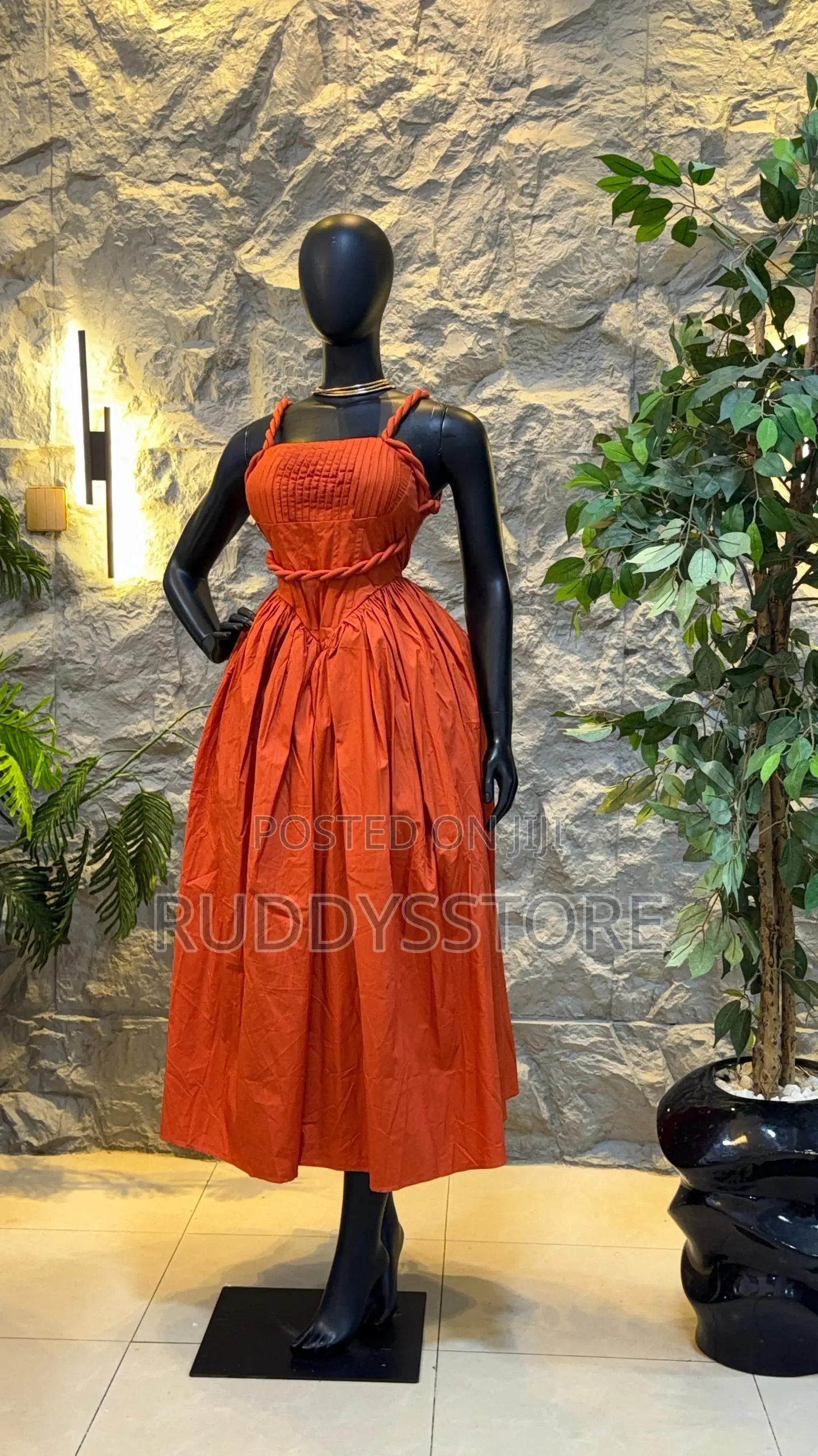 Elegant Denim Maxi Dress