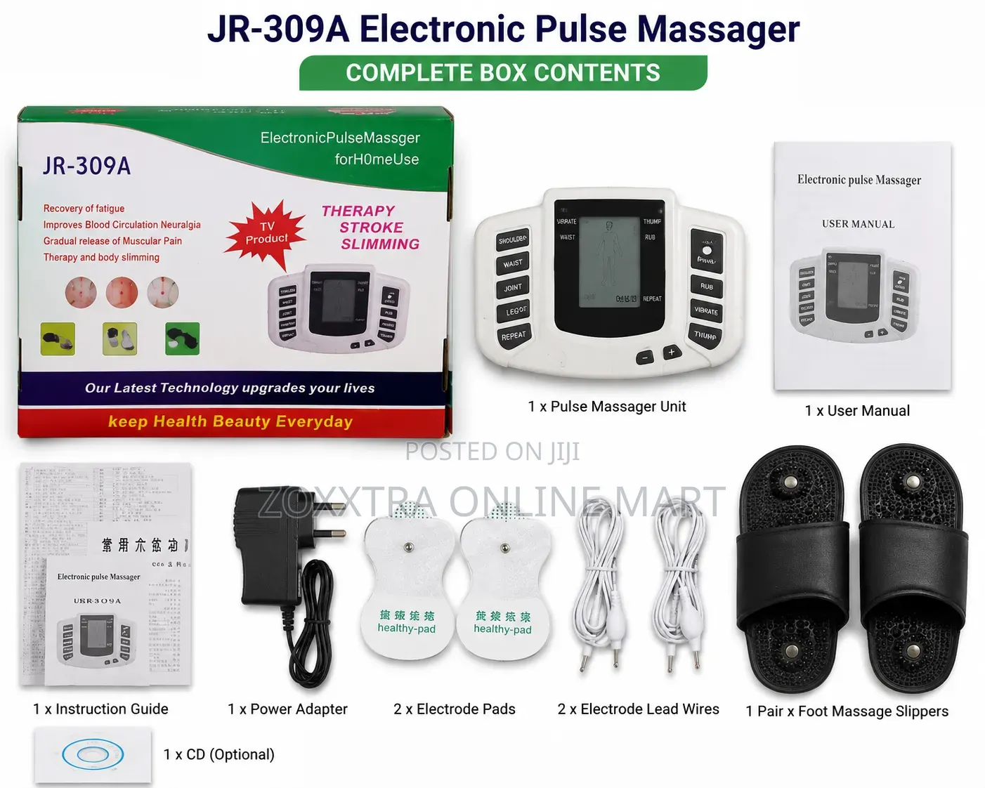 Jr-309a Electronic Pulse Therapy Device