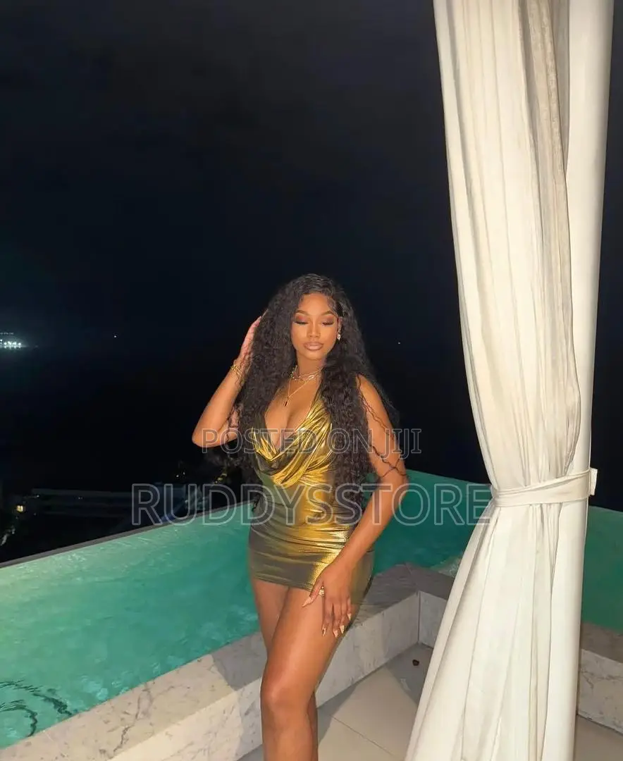 Chic Fallon Halter-Neck Mini Dress