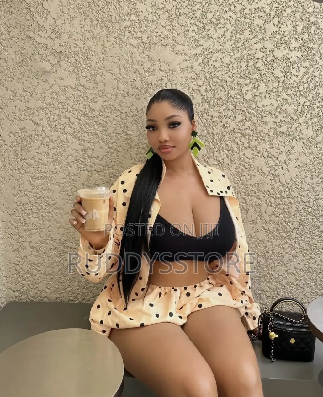 Chic Polka Dot Short Set