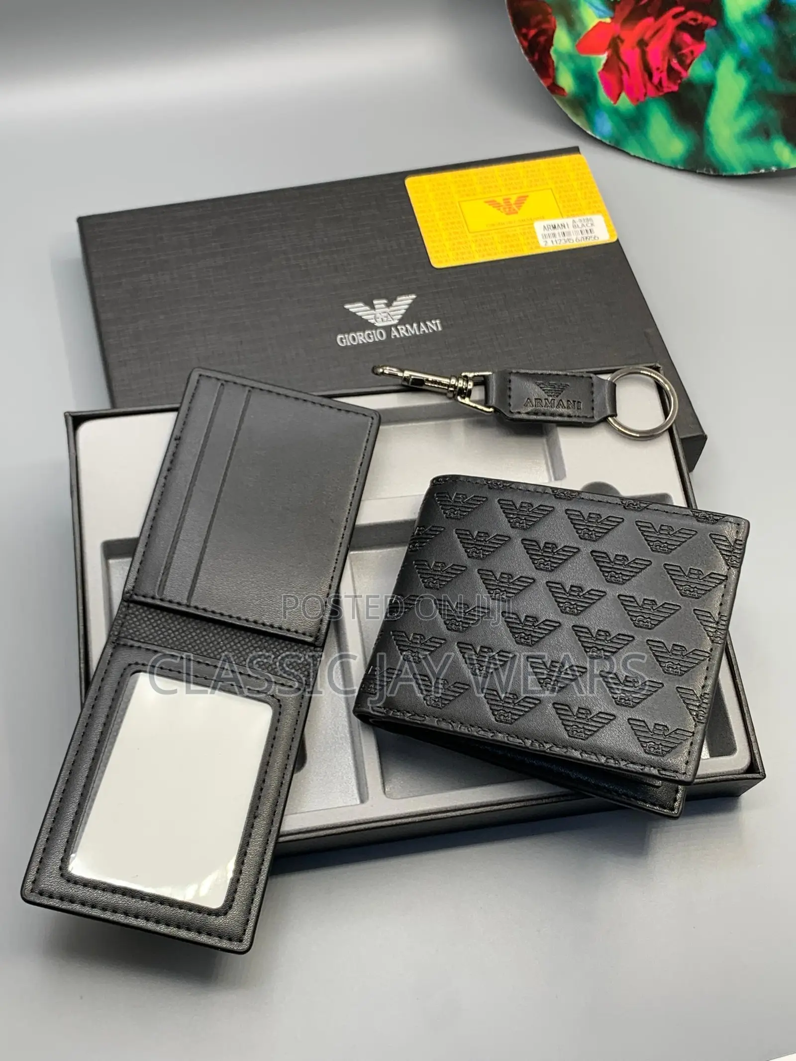 Full Package 3 Set Real Leather Wallet in 10 Designs