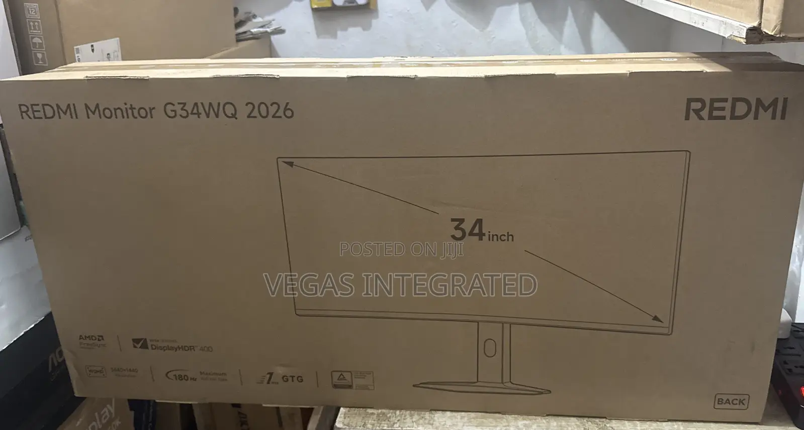 Xiaomi Redmi G34wq 2026 Curved Gaming Monitor