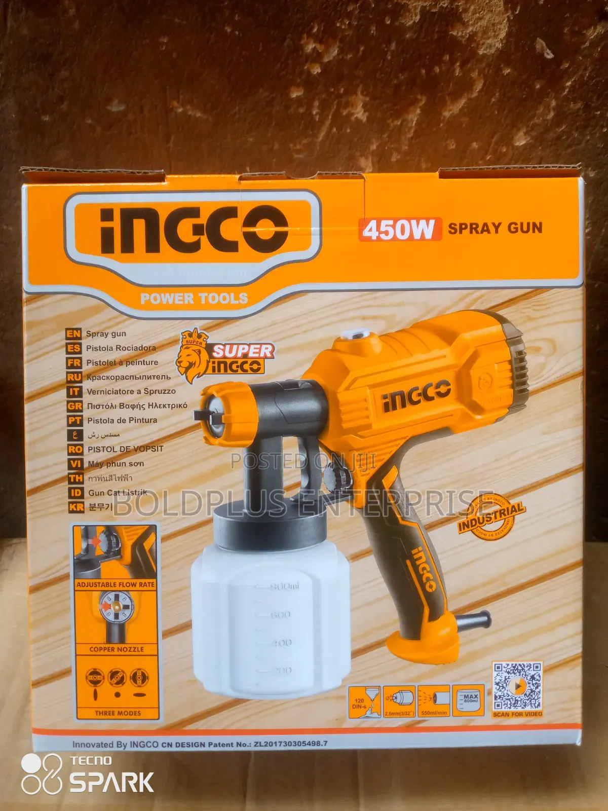 Ingco 450 Watts Electric Spraying Machine